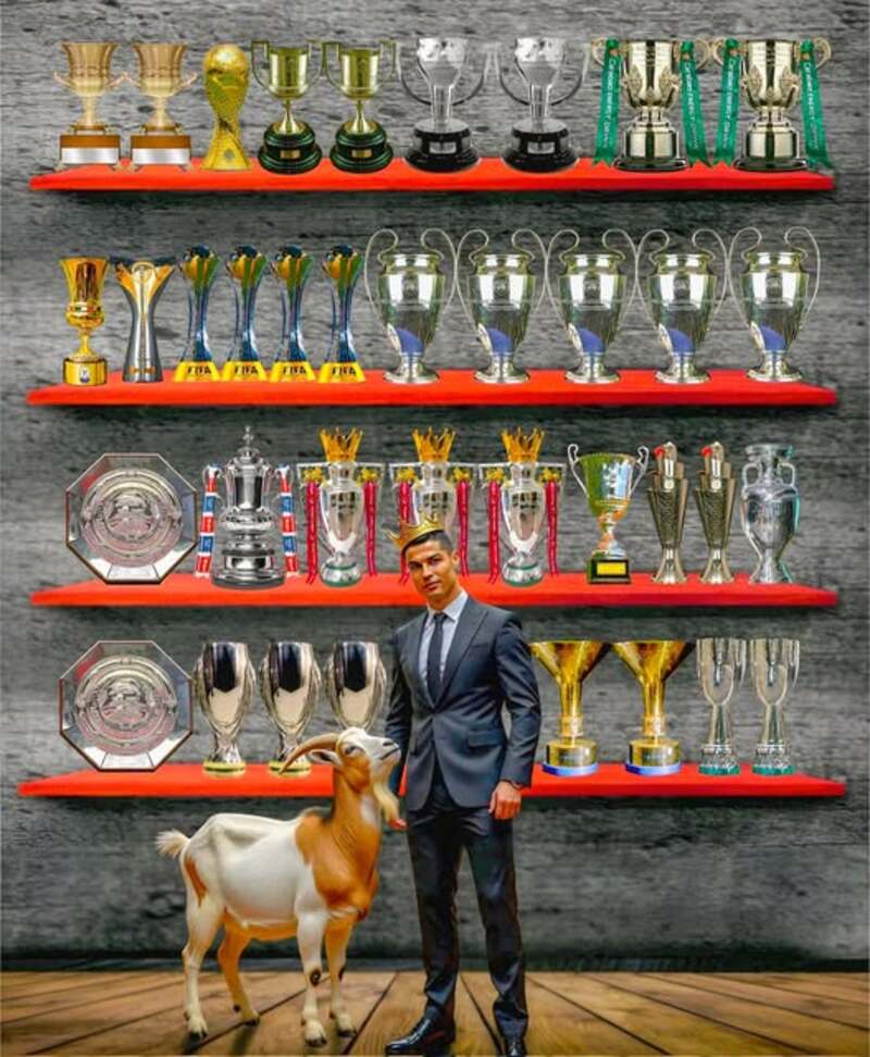 Ronaldo không chỉ gây ấn tượng bởi sự nghiệp bền bỉ, mà còn bởi hàng loạt danh hiệu và kỷ lục vĩ đại trong bóng đá