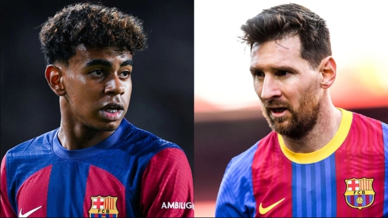 Lamine Yamal thường được so sánh với Messi vì cùng thuận chân trái và trưởng thành từ Barcelona, nhưng anh cần xây dựng bản sắc riêng. 